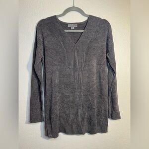 Barefoot Dreams Cozy Chic Ultra Lite Knit V Neck Sweater